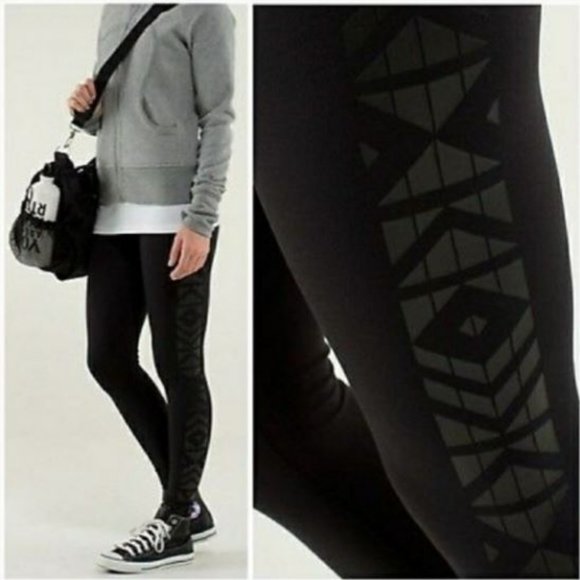 Special Edition Lululemon Aztec Wunder Under Leggings - Picture 1 of 9